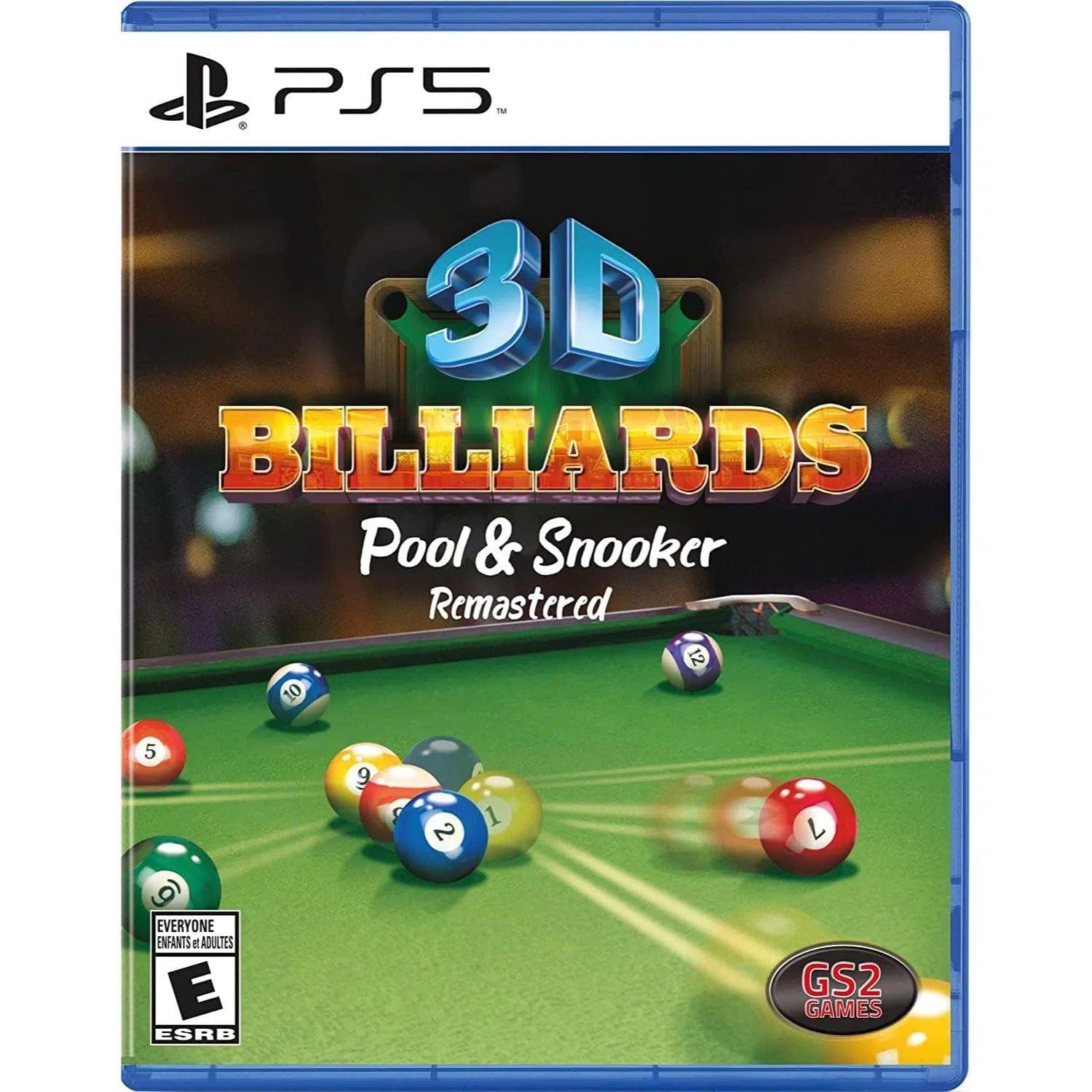 3D-Billiards-Billiards-Snooker-Remastered-Competative-Pool-Video-Game-1-2-Players-Ages-6-GS2-Games-PlayStation-5 3D Billiards: Billiards & Snooker Remastered - Competative Pool Video Game (1-2 Players, Ages 6+) - GS2 Games - PlayStation 5 - Image 1
