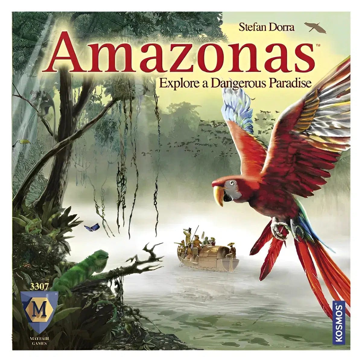 Amazonas-Explore-a-Dangerous-Paradise-Board-Game-Kosmos Amazonas: Explore a Dangerous Paradise - Board Game - Kosmos - Image 1
