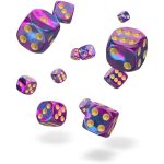 Amethyst D6 Dice Set (36 Dice, 12mm, Purple & Blue) - Oakie Doakie Dice - Image 2