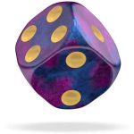 Amethyst D6 Dice Set (36 Dice, 12mm, Purple & Blue) - Oakie Doakie Dice - Image 4
