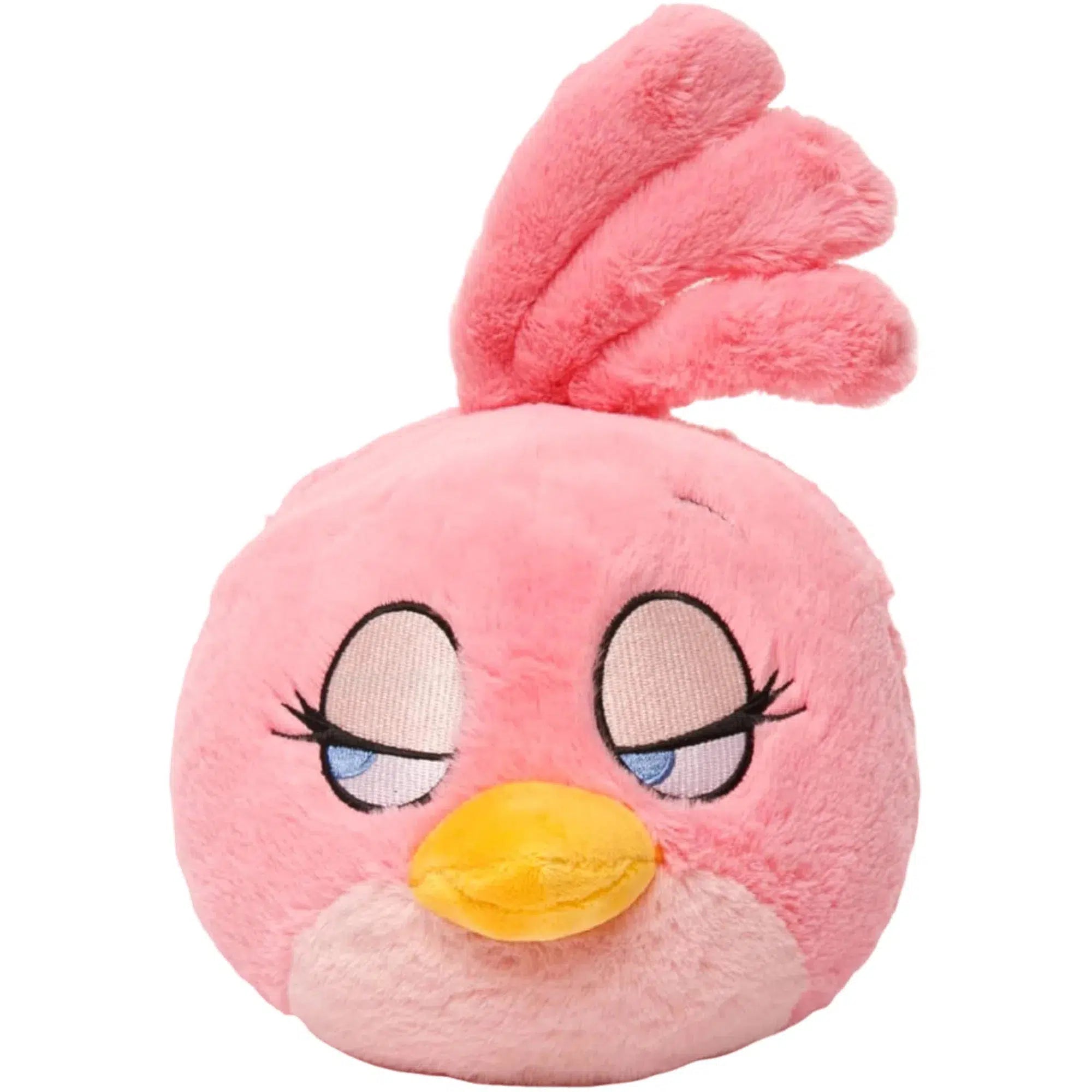 Angry-Birds-Pink-Bird-Stella-Plush-8-Mighty-Mojo-Toys Angry Birds - Pink Bird Stella Plush (8") - Mighty Mojo Toys - Image 1