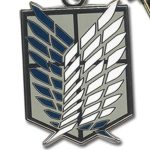 Attack On Titan - Scouting Legion / Survey Corps Emblem Keychain - Great Eastern - Metal - Image 2