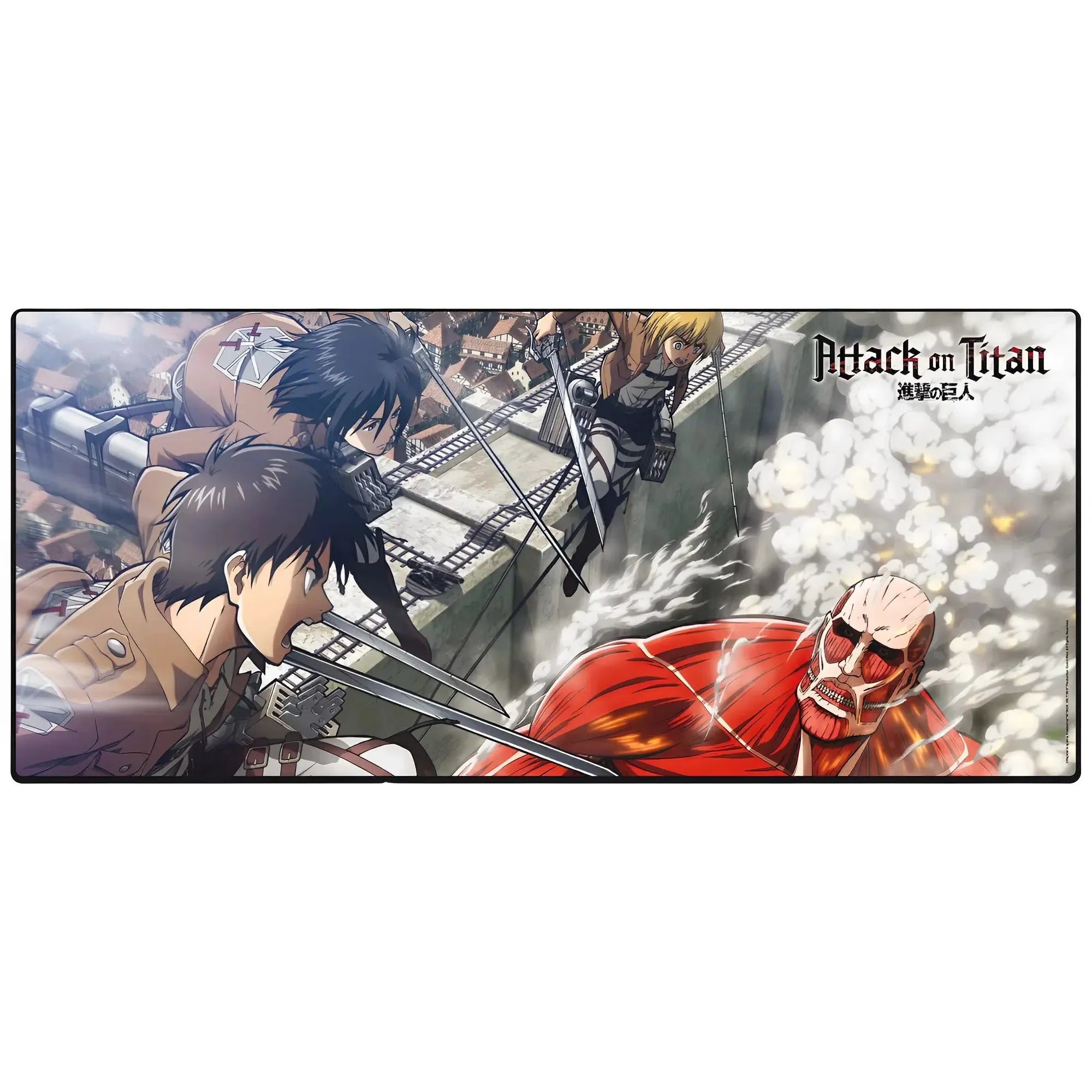Attack-on-Titan-Eren-vs-Colossal-Titan-XXL-Mouse-Pad-35_4x15_7-ABYstyle_9a1a3d68 Attack on Titan - Eren vs Colossal Titan XXL Mouse Pad (35.4"x15.7") - ABYstyle - Image 1