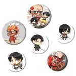 Attack on Titan [Season 1] - Chibi Characters & Titans Pin Badge Pack - ABYstyle - Image 2