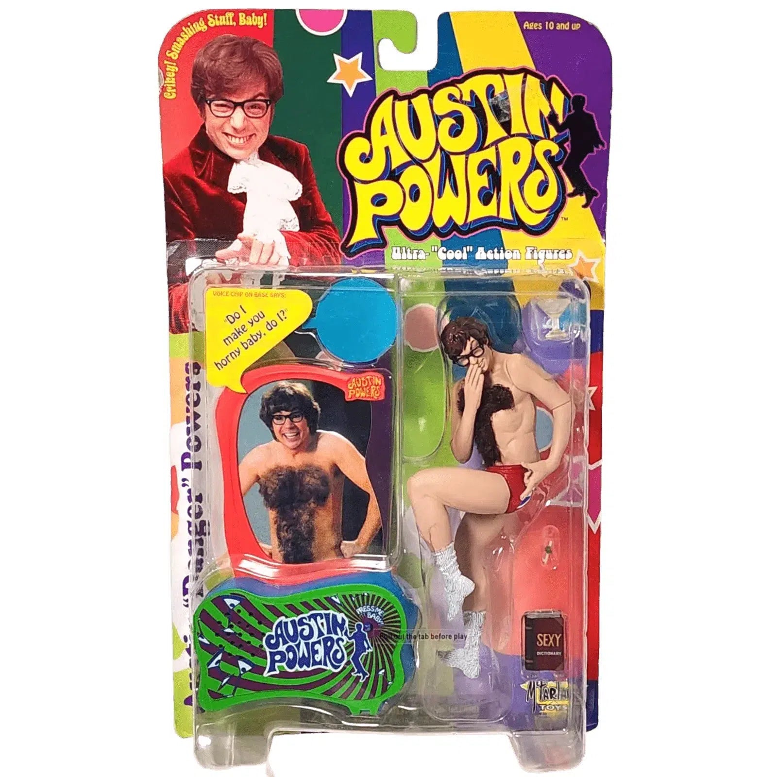 Austin-Powers-Austin-Danger-Powers-Action-Figure-McFarlane-Toys-Series-1-1999 Austin Powers - Austin Danger Powers Action Figure - McFarlane Toys - Series 1 (1999) - Image 1
