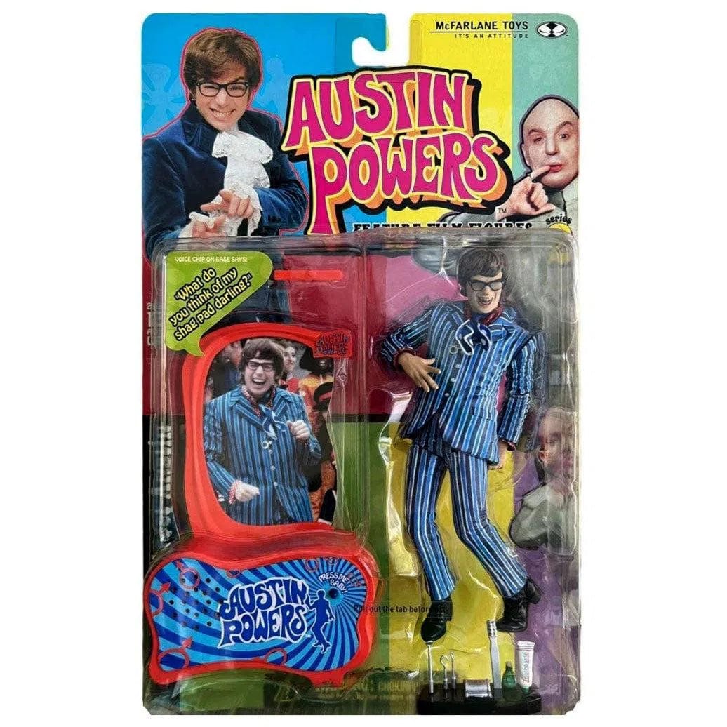 Austin-Powers-Carnaby-Street-Austin-Action-Figure-6-McFarlane-Toys-Series-2-2000 Austin Powers - Carnaby Street Austin Action Figure (6") - McFarlane Toys - Series 2 (2000) - Image 1