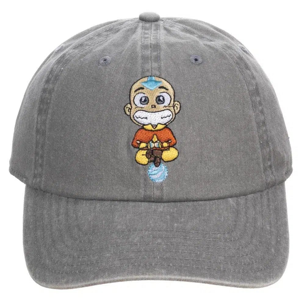 Avatar-The-Last-Airbender-Aang-Air-Scooter-Hat-Gray-Embroidered-Bioworld Avatar: The Last Airbender - Aang Air Scooter Hat (Gray, Embroidered) - Bioworld - Image 1