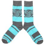 Avatar: The Last Airbender - Four Nations Crew Socks (4 Pairs) - Bioworld - Water Tribe, Earth Kingdom, Fire Nation, Air Nomads - Image 2