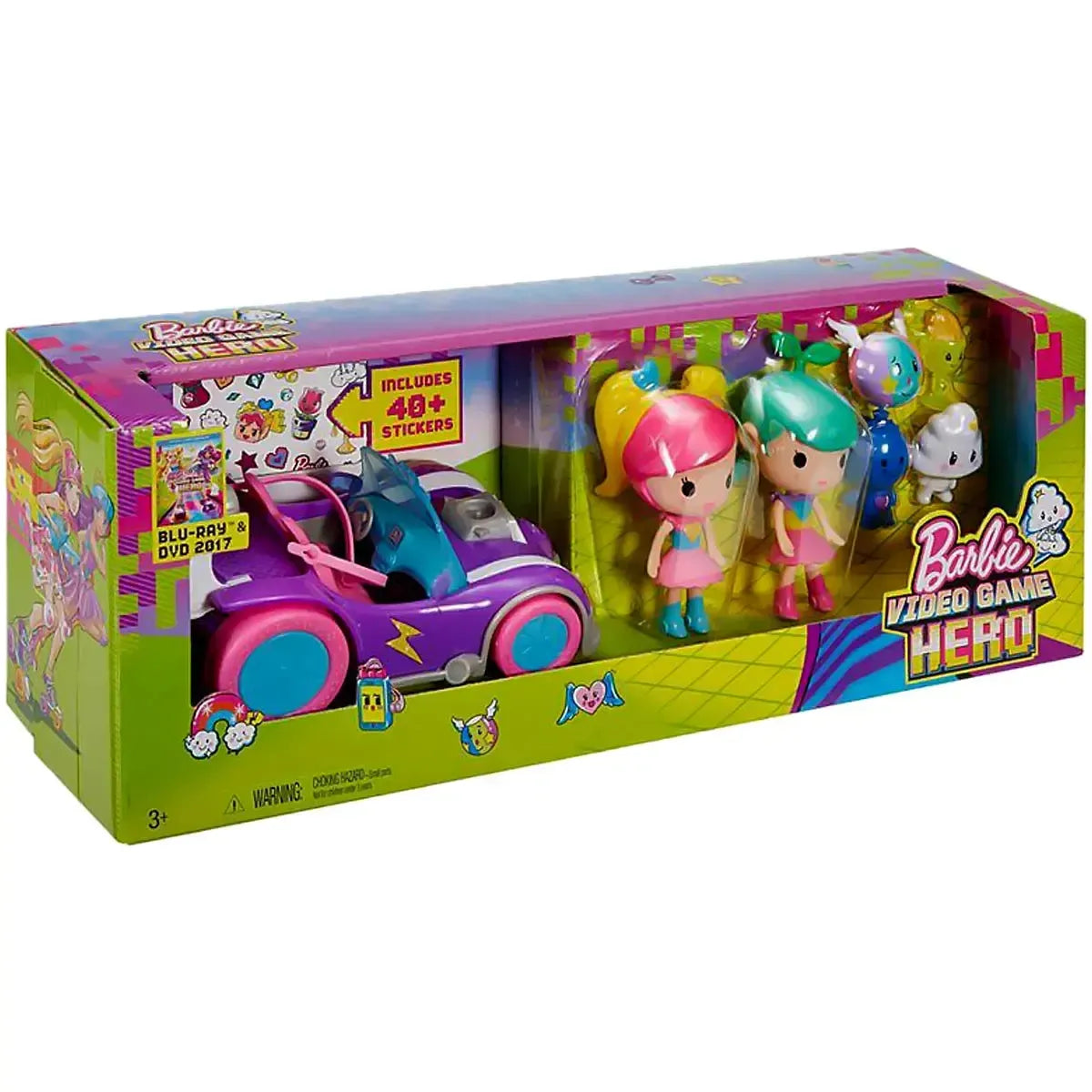 Barbie-Video-Game-Hero-Barbie-Dolls-Toy-Car-Gift-Set-Mattel_b540a6e5 Barbie Video Game Hero - Barbie Dolls & Toy Car Gift Set - Mattel - Image 1