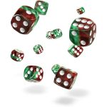 Bloody Jungle D6 Dice Set (36 Dice, 12mm, Red & Green) - Oakie Doakie Dice - Image 2