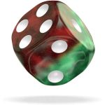 Bloody Jungle D6 Dice Set (36 Dice, 12mm, Red & Green) - Oakie Doakie Dice - Image 4