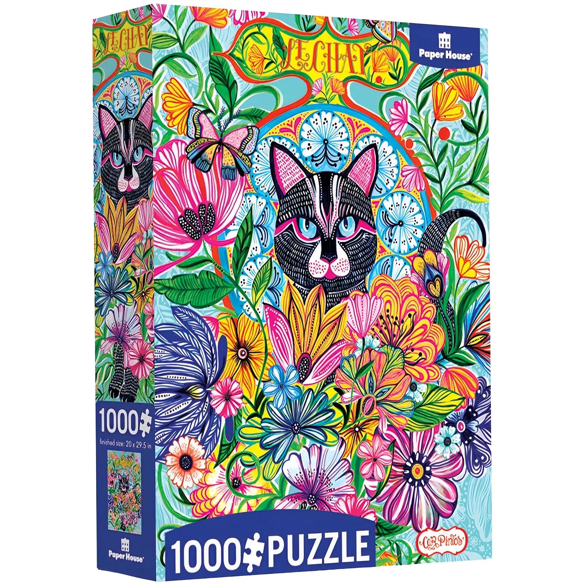 Car-Pintos-Le-Chat-Cat-Jigsaw-Puzzle-1000-Pieces-Paperhouse-Productions Car Pintos - Le Chat Cat Jigsaw Puzzle (1000 Pieces) - Paperhouse Productions - Image 1