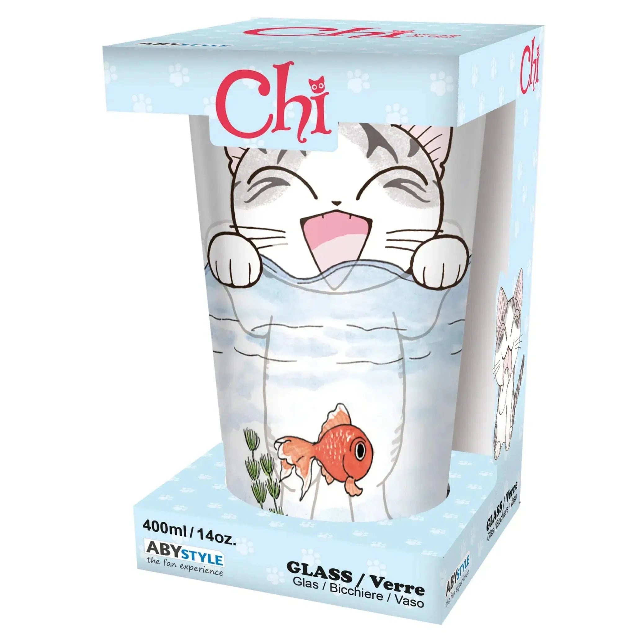 Chis-Sweet-Home-Chi-Drinking-Glass-14-oz_-ABYstyle Chi's Sweet Home - Chi Drinking Glass (14 oz.) - ABYstyle - Image 1