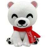 Coca-Cola - Sitting Coca-Cola Polar Bear Plush (9") - Youtooz