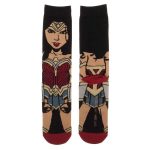 DC Comics: Justice League - Wonder Woman Character Crew Socks - Bioworld - Animigos Series - Image 2