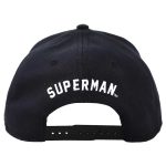 DC Comics: Superman - Snapback Hat (Black / White, Elite Flex, Pre-Curved Bill) - Bioworld - Image 2