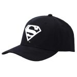 DC Comics: Superman - Snapback Hat (Black / White, Elite Flex, Pre-Curved Bill) - Bioworld - Image 4