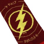 DC Comics [The Flash: Worlds Collide] - Lightning Bolt Women's Ankle Socks (5 Pairs) - Bioworld - Image 4