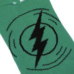 DC Comics [The Flash: Worlds Collide] - Lightning Bolt Women's Ankle Socks (5 Pairs) - Bioworld - Image 6