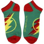 DC Comics [The Flash: Worlds Collide] - Lightning Bolt Women's Ankle Socks (5 Pairs) - Bioworld - Image 9