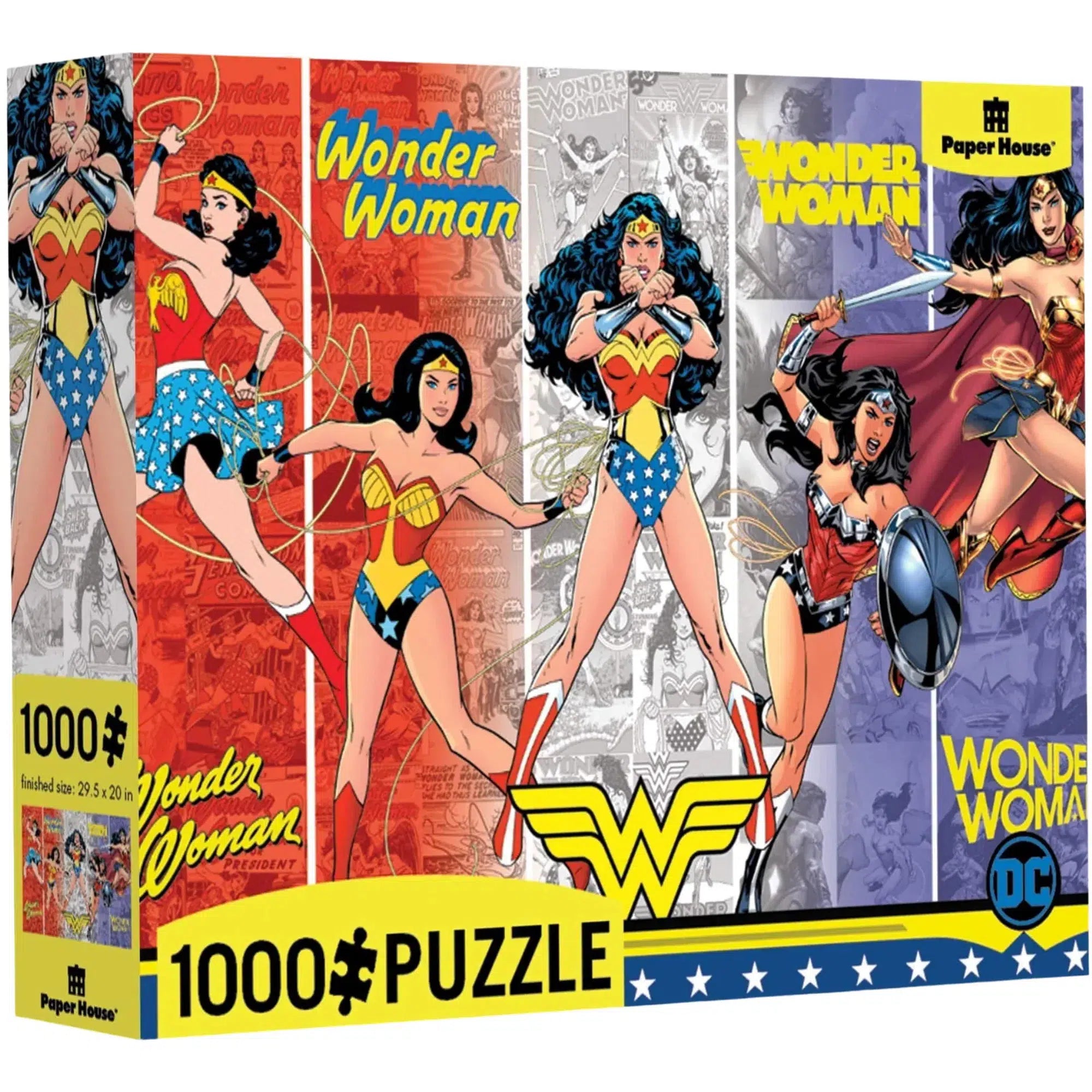 DC-Comics-Wonder-Woman-Different-Generations-Jigsaw-Puzzle-1000-Pieces-Paper-House-Productions DC Comics - Wonder Woman Different Generations Jigsaw Puzzle (1000 Pieces) - Paper House Productions - Image 1