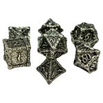 Dagger of Venom Dice Set (7 Dice, Polyhedral, Metal) - Game Master Dice - Image 4