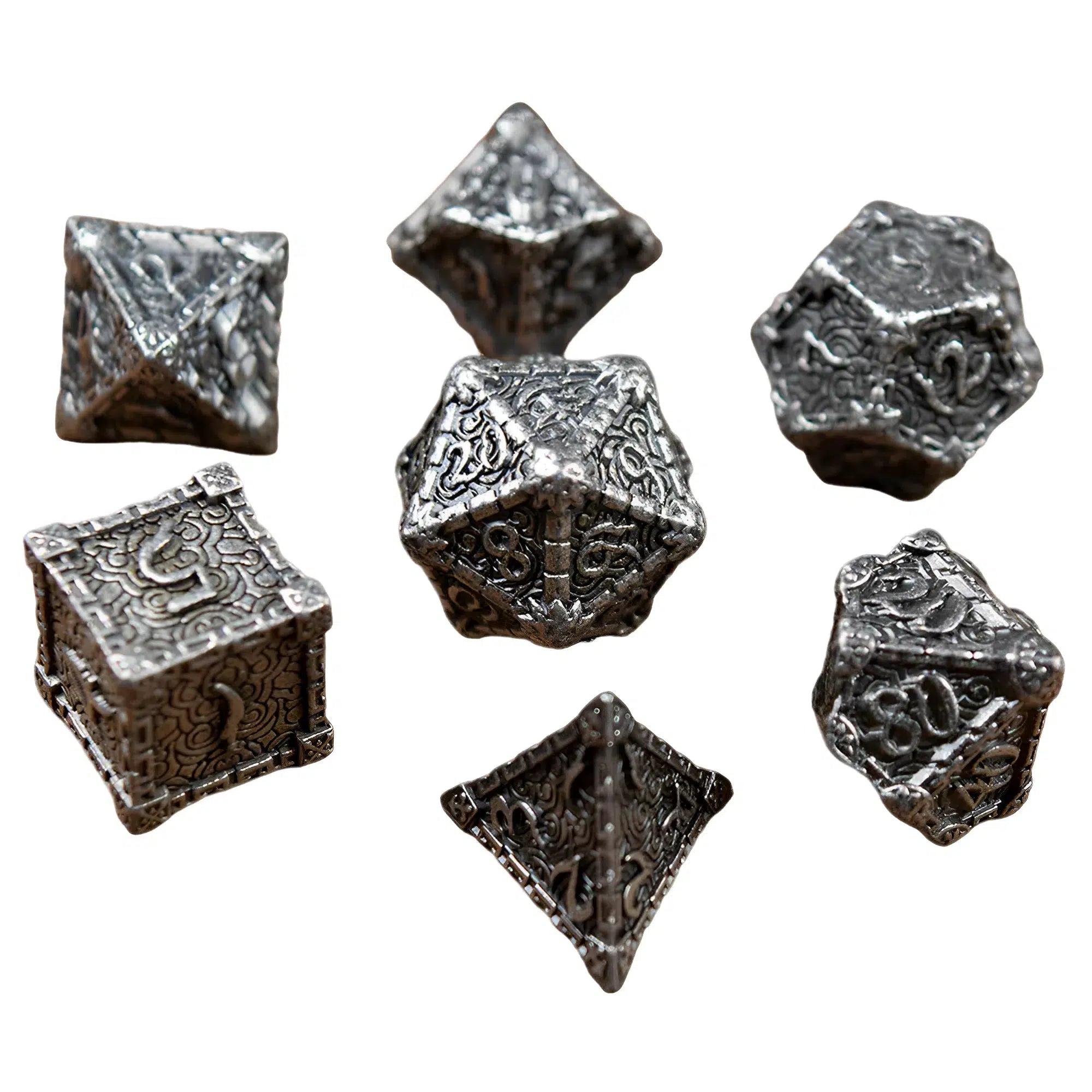 Dagger-of-Venom-Dice-Set-7-Dice-Polyhedral-Metal-Game-Master-Dice Dagger of Venom Dice Set (7 Dice, Polyhedral, Metal) - Game Master Dice - Image 1