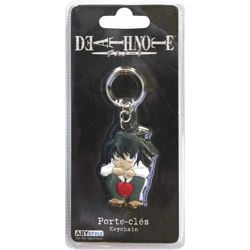 Death-Note-L-PVC-Keychain-ABYstyle Death Note - “L” PVC Keychain - ABYstyle - Image 1