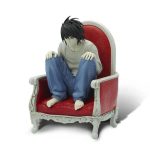 Death Note - Sitting L Figure - ABYstyle - Image 3