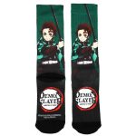Demon Slayer - Tanjiro Crew Socks (Sublimated) - Bioworld - Image 2