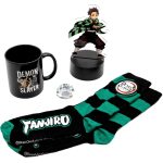 Demon Slayer - Tanjiro Kamado Collector's Gift Box Set - Culturefly - LED Light, Mug, Crew Socks, Pin Badge - Image 2