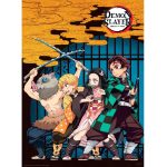 Demon Slayer - Tanjiro, Nezuko, Inosuke & Zenitsu Group Boxed Poster Set (20.5"x15") - ABYstyle - Image 3
