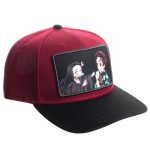 Demon Slayer - Tanjiro & Nezuko Patch Snapback Hat (Sublimated, Pre-Curved Bill) - Bioworld - Image 3