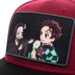 Demon Slayer - Tanjiro & Nezuko Patch Snapback Hat (Sublimated, Pre-Curved Bill) - Bioworld - Image 6