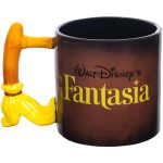 Disney's Fantasia - Sorcerer Mickey Mouse Broom Handle Sculpted Mug (Ceramic, 20 oz.) - Bioworld - Image 4