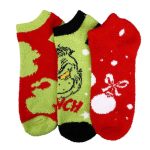 Dr. Seuss - The Grinch Ankle Socks (3 Pairs) - Bioworld - Image 6