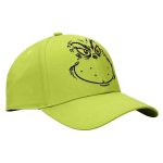 Dr. Seuss - The Grinch Snapback Hat (Green, Embroidered, Pre-Curved Bill) - Bioworld - Image 4