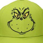 Dr. Seuss - The Grinch Snapback Hat (Green, Embroidered, Pre-Curved Bill) - Bioworld - Image 5
