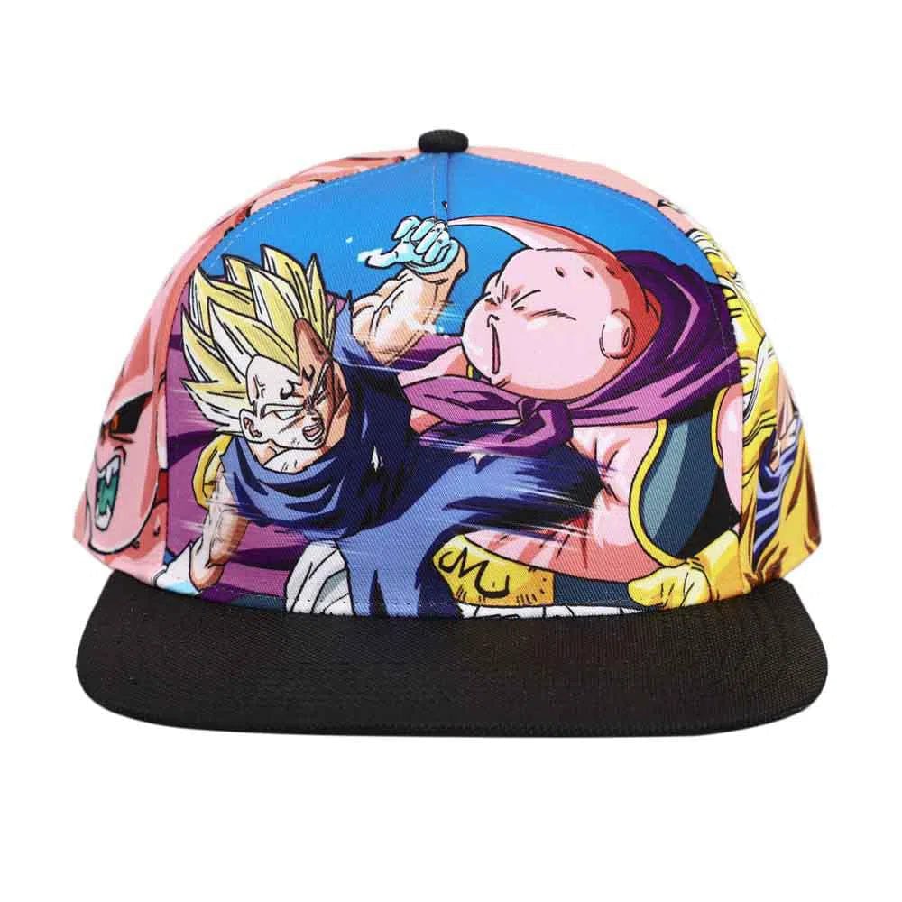 Dragon-Ball-Z-Buu-Saga-Snapback-Hat-Sublimated-Flat-Bill-Bioworld Dragon Ball Z - Buu Saga Snapback Hat (Sublimated, Flat Bill) - Bioworld - Image 1