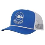 Dragon Ball Z - Capsule Corp. Trucker Hat (Blue / White) - Bioworld - Image 4
