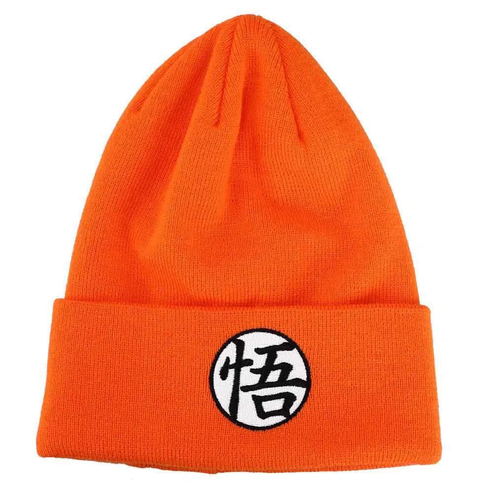 Dragon-Ball-Z-Goku-Tall-Cuff-Beanie-Hat-Orange-Bioworld Dragon Ball Z - Goku Tall Cuff Beanie Hat (Orange) - Bioworld - Image 1