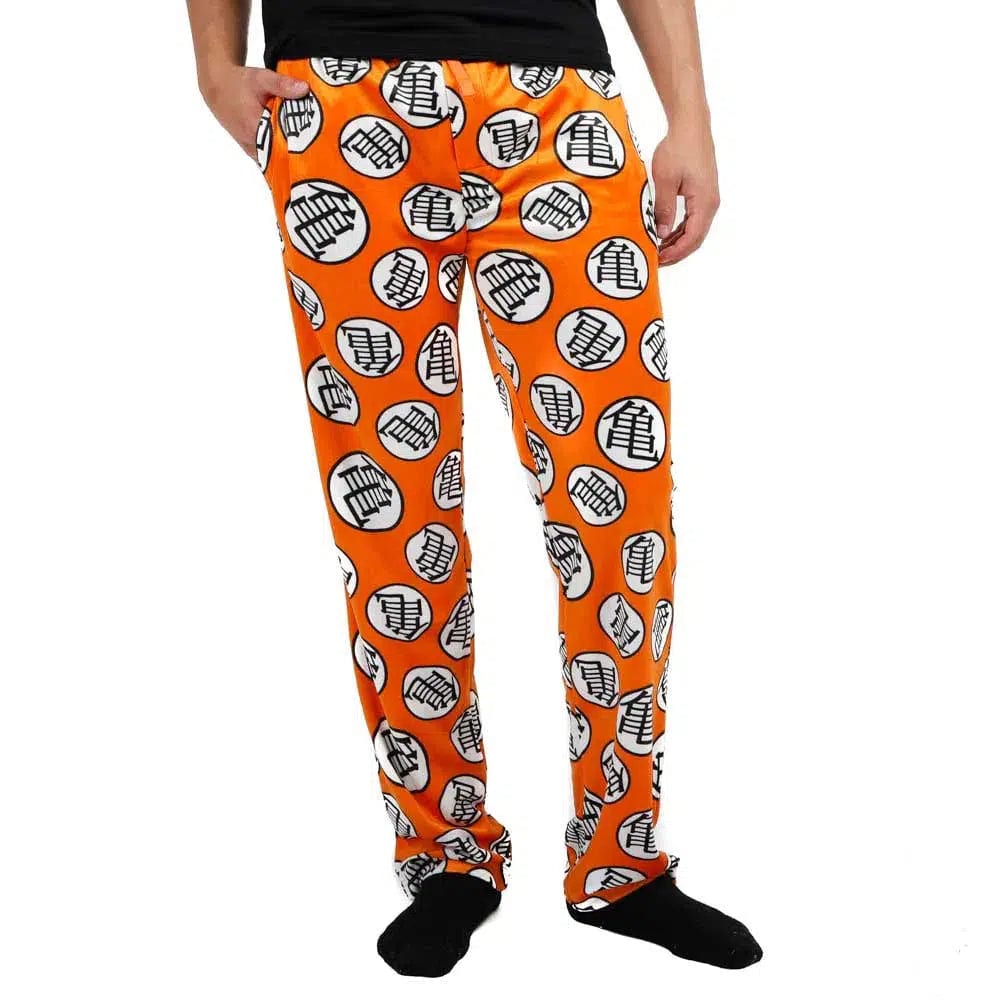 Dragon-Ball-Z-Kame-Symbol-Pajama-Pants-Orange-Bioworld Dragon Ball Z - Kame Symbol Pajama Pants (Orange) - Bioworld - Image 1