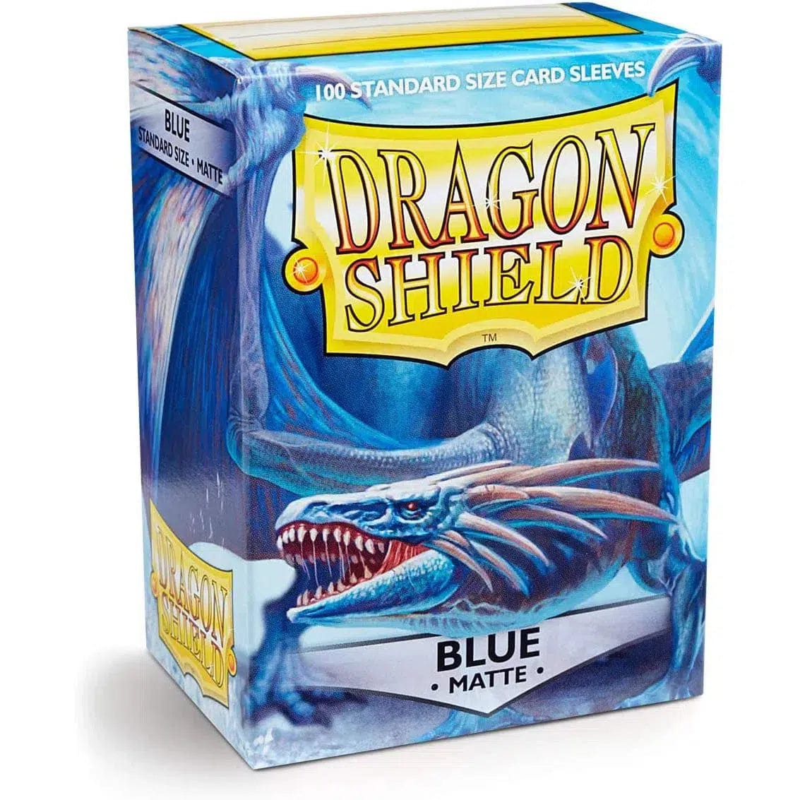 Dragon-Shield-Blue-Protective-Card-Sleeves-Matte-100-Count-Standard-Size Dragon Shield - Blue Protective Card Sleeves (Matte, 100 Count, Standard Size) - Image 1