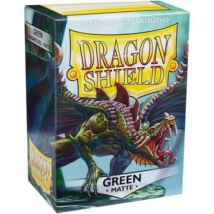 Dragon-Shield-Green-Protective-Card-Sleeves-Matte-100-Count-Standard-Size Dragon Shield - Green Protective Card Sleeves (Matte, 100 Count, Standard Size) - Image 1