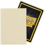 Dragon Shield - Ivory White Protective Card Sleeves (Matte, 100 Count, Standard Size) - Image 2