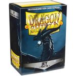 Dragon Shield - Jet Black Protective Card Sleeves (Matte, 100 Count, Standard Size)