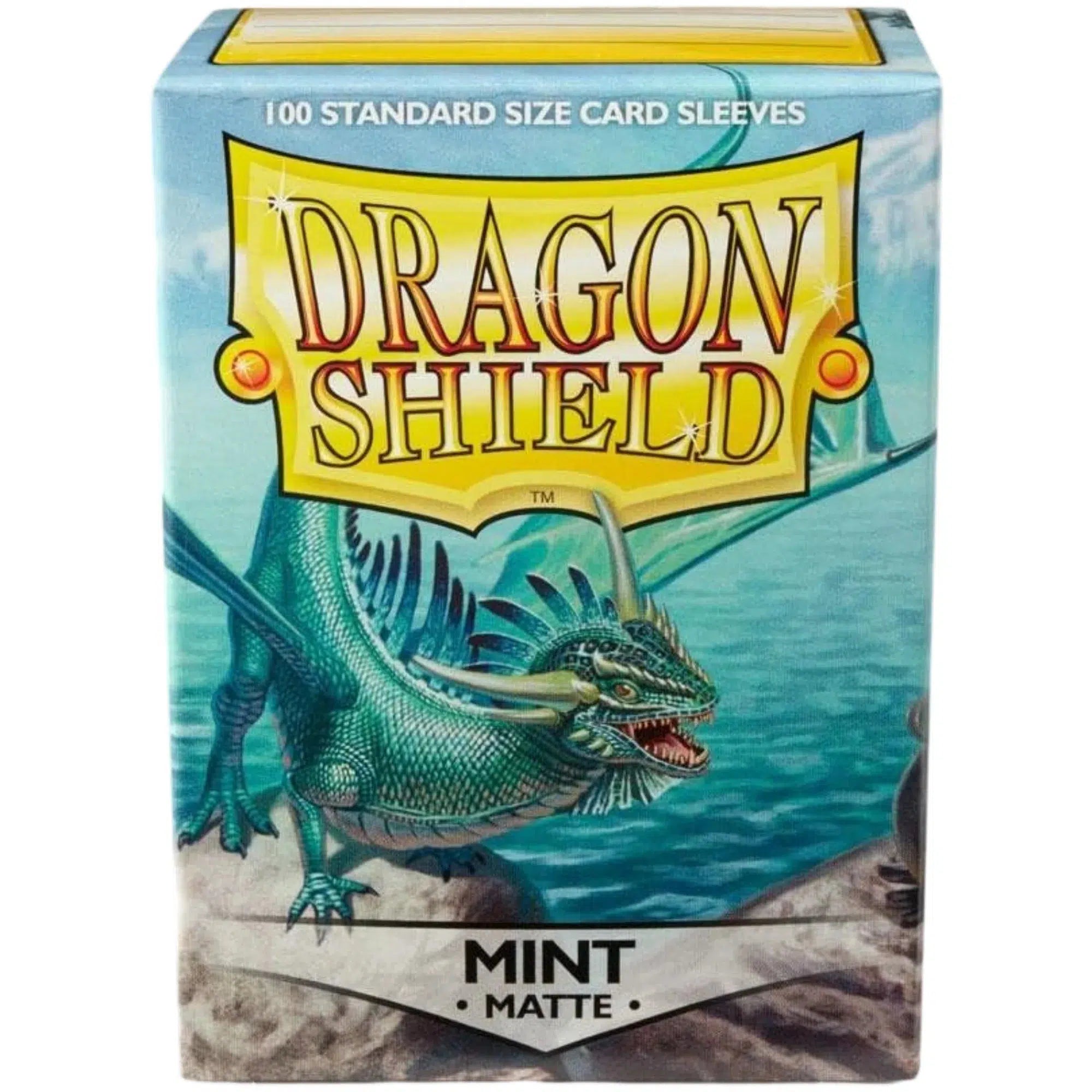 Dragon-Shield-Mint-Light-Blue-Protective-Card-Sleeves-Matte-100-Count-Standard-Size Dragon Shield - Mint Light Blue Protective Card Sleeves (Matte, 100 Count, Standard Size) - Image 1