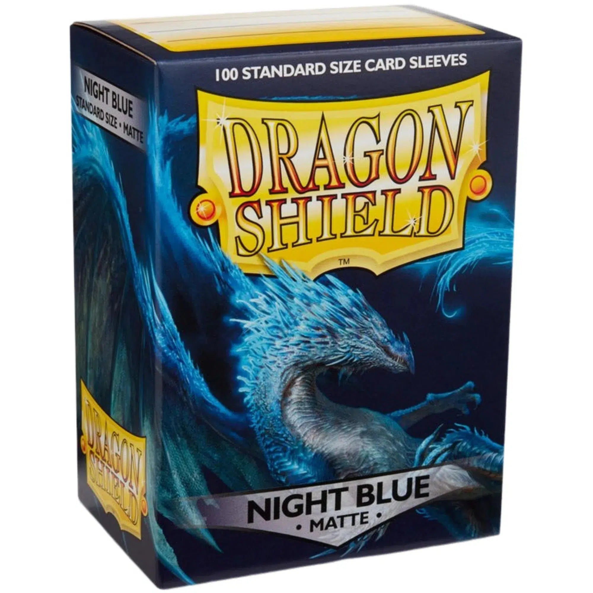 Dragon-Shield-Night-Blue-Protective-Card-Sleeves-Matte-100-Count-Standard-Size Dragon Shield - Night Blue Protective Card Sleeves (Matte, 100 Count, Standard Size) - Image 1