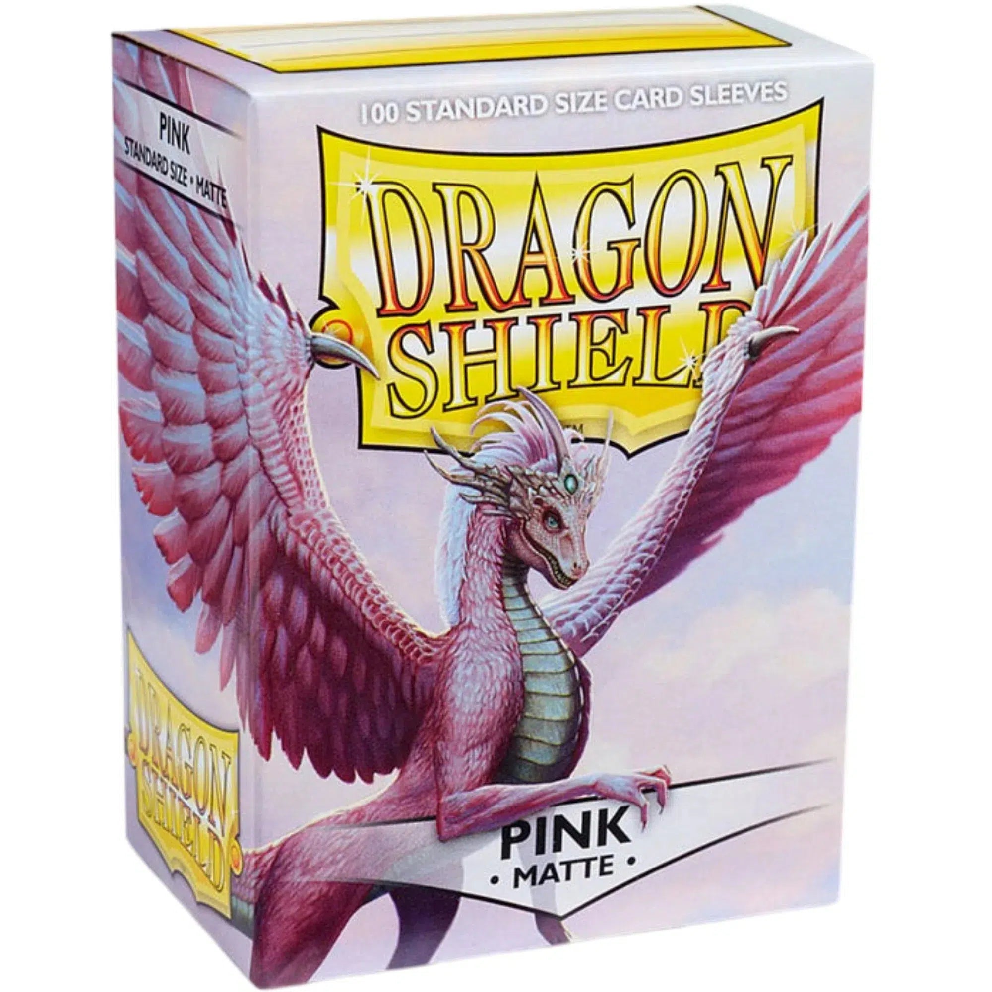 Dragon-Shield-Pink-Protective-Card-Sleeves-Matte-100-Count-Standard-Size Dragon Shield - Pink Protective Card Sleeves (Matte, 100 Count, Standard Size) - Image 1