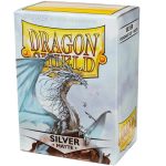 Dragon Shield - Silver Protective Card Sleeves (Matte, 100 Count, Standard Size) - Image 3